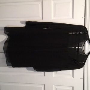Black mini dress